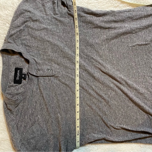 Mens Medium Brixton Grey Long sleeve. Excellent condition - Picture 7 of 7